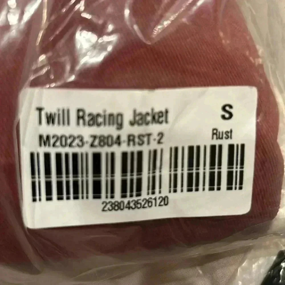 MNML TWILL RACING JACKET RUST - Picture 5 of 5